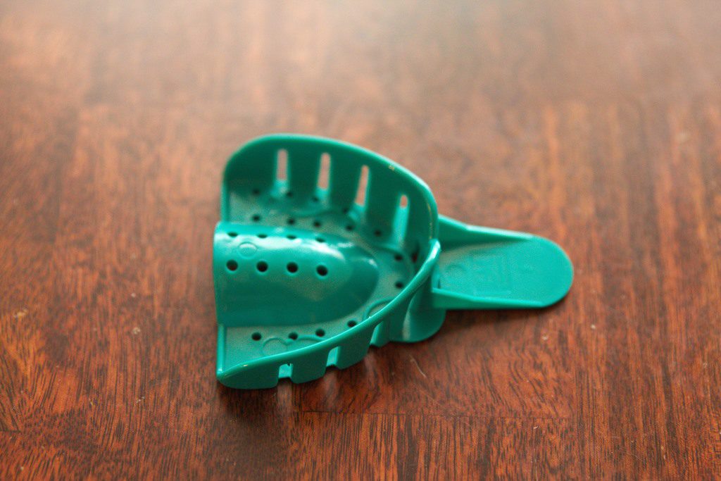 self impression dental impressions tray mouth tips guide